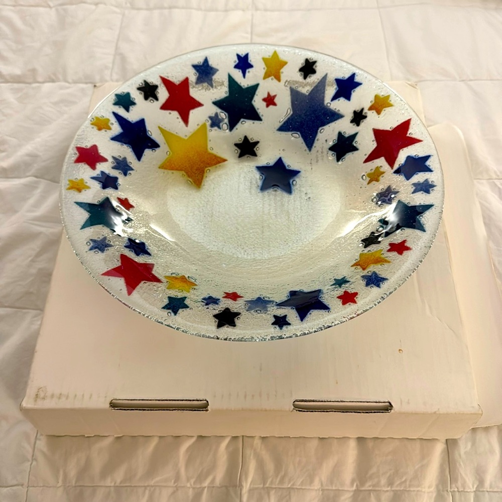 13” Star Bowl by Peggy Karr